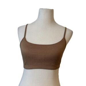 Vuori Medium Tan Sports Bra